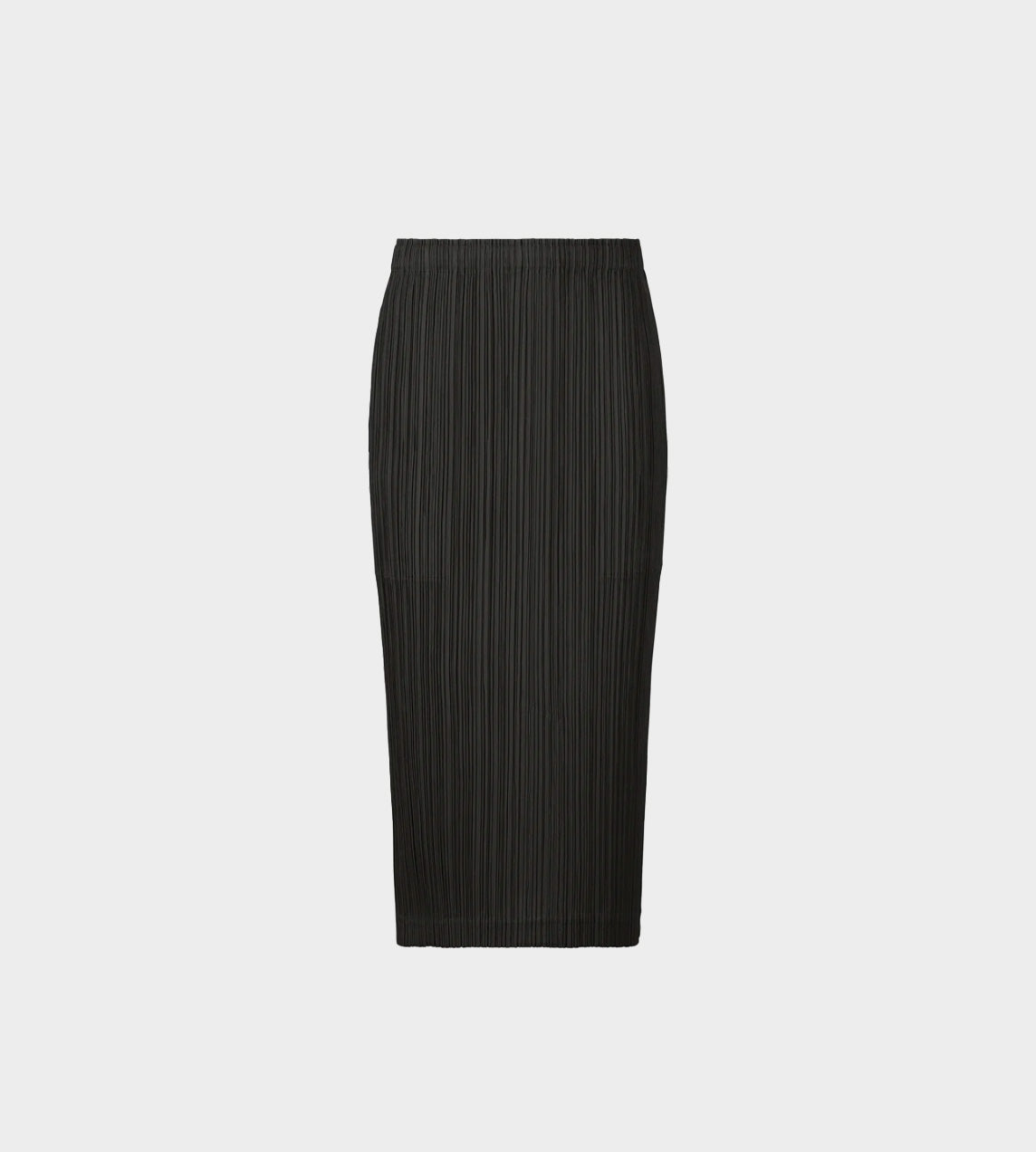 Pleats Please Issey Miyake - Thicker Pleated Straight Skirt Black