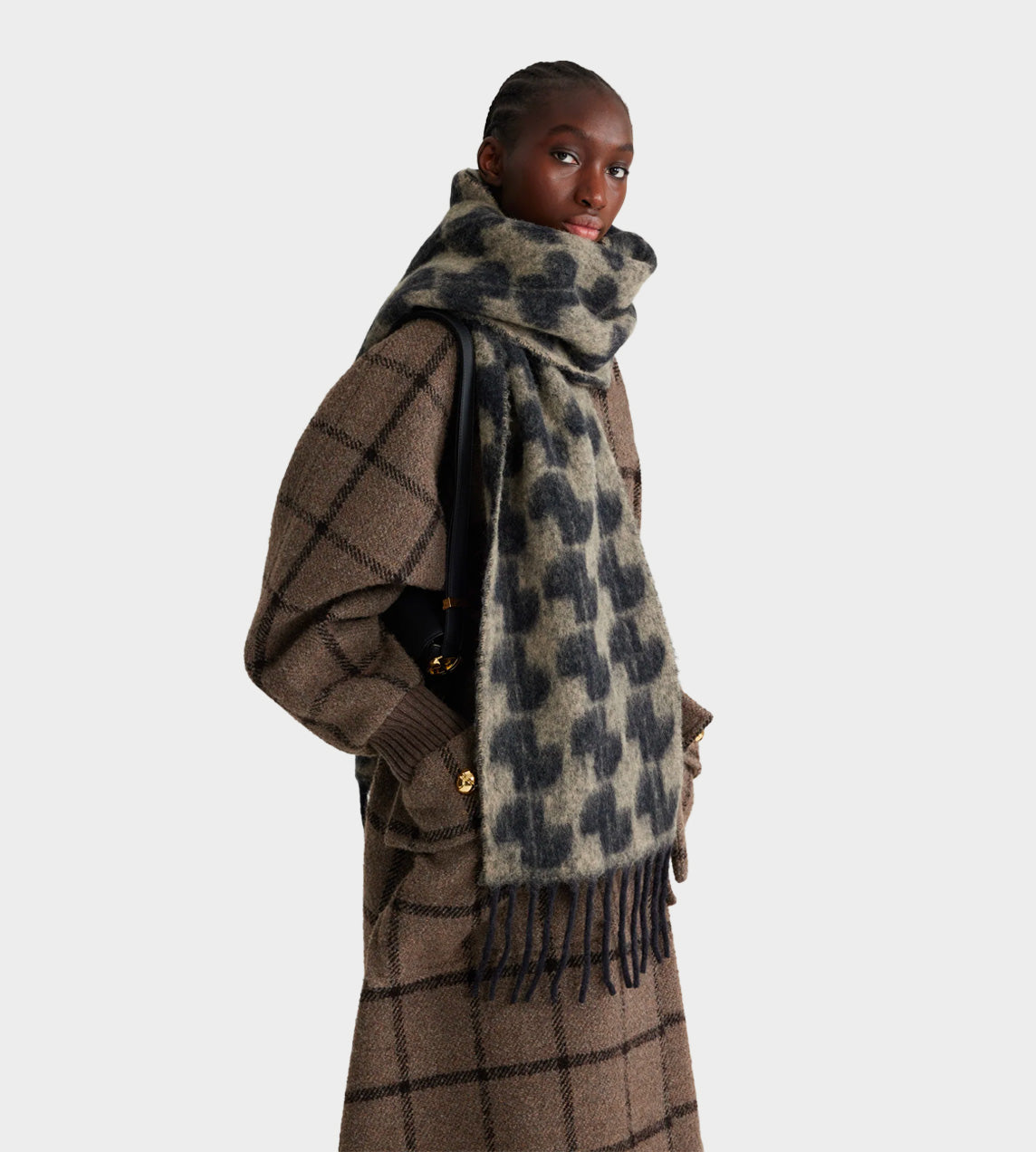 Patou - JP Alpaca Scarf Chestnut