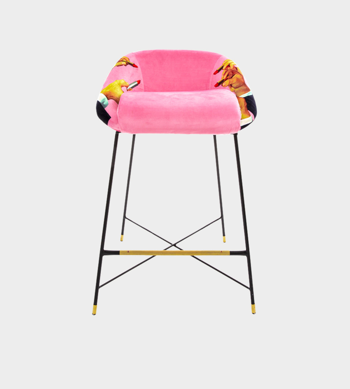 Seletti - Lipstick High Stool Pink