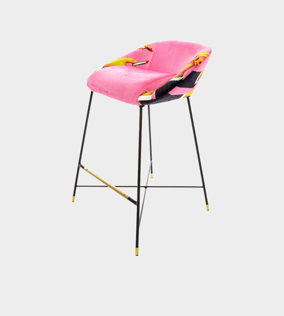 Seletti - Lipstick High Stool Pink