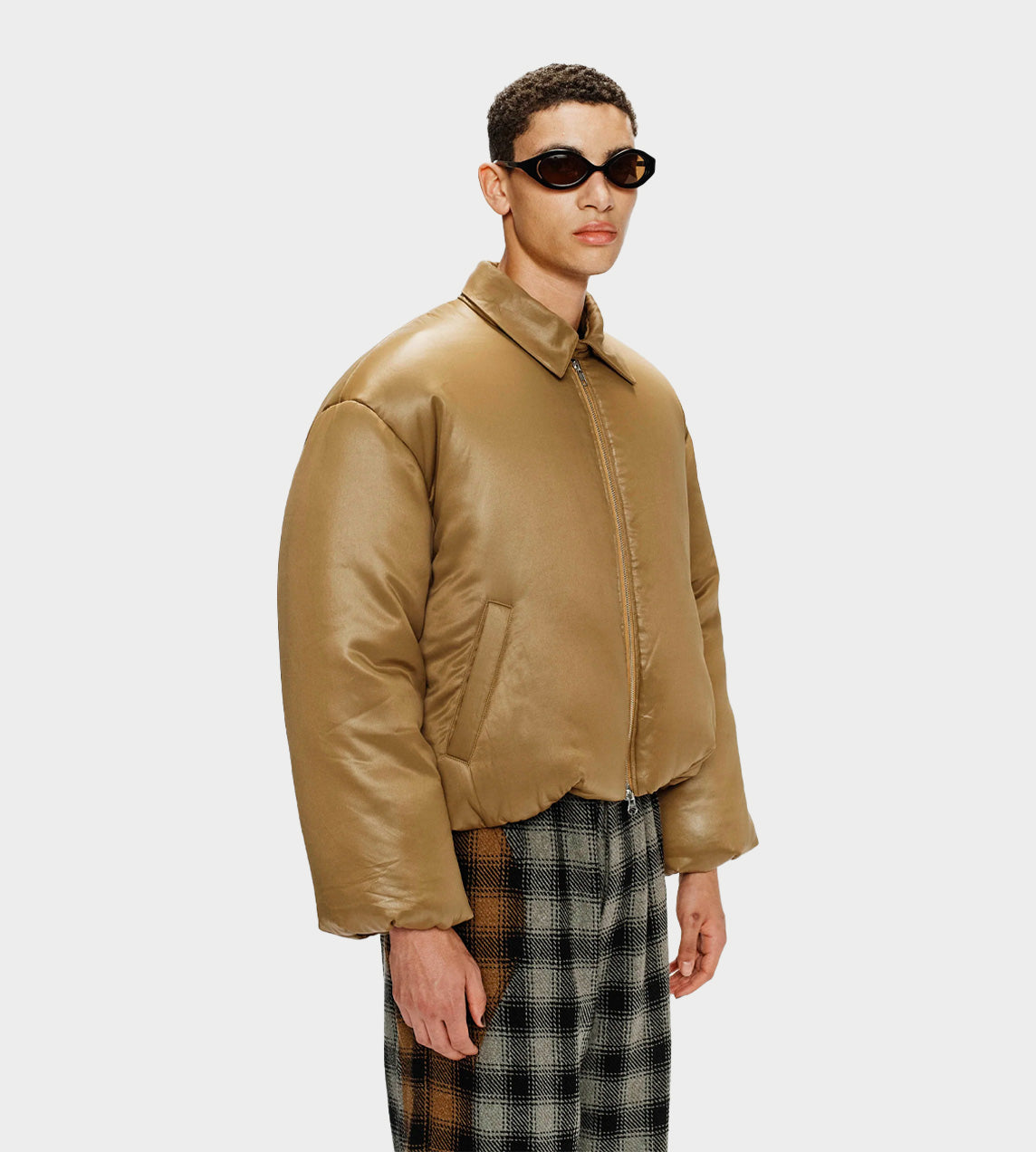 Song For The Mute - Unisex Puffer Jacket Caramel