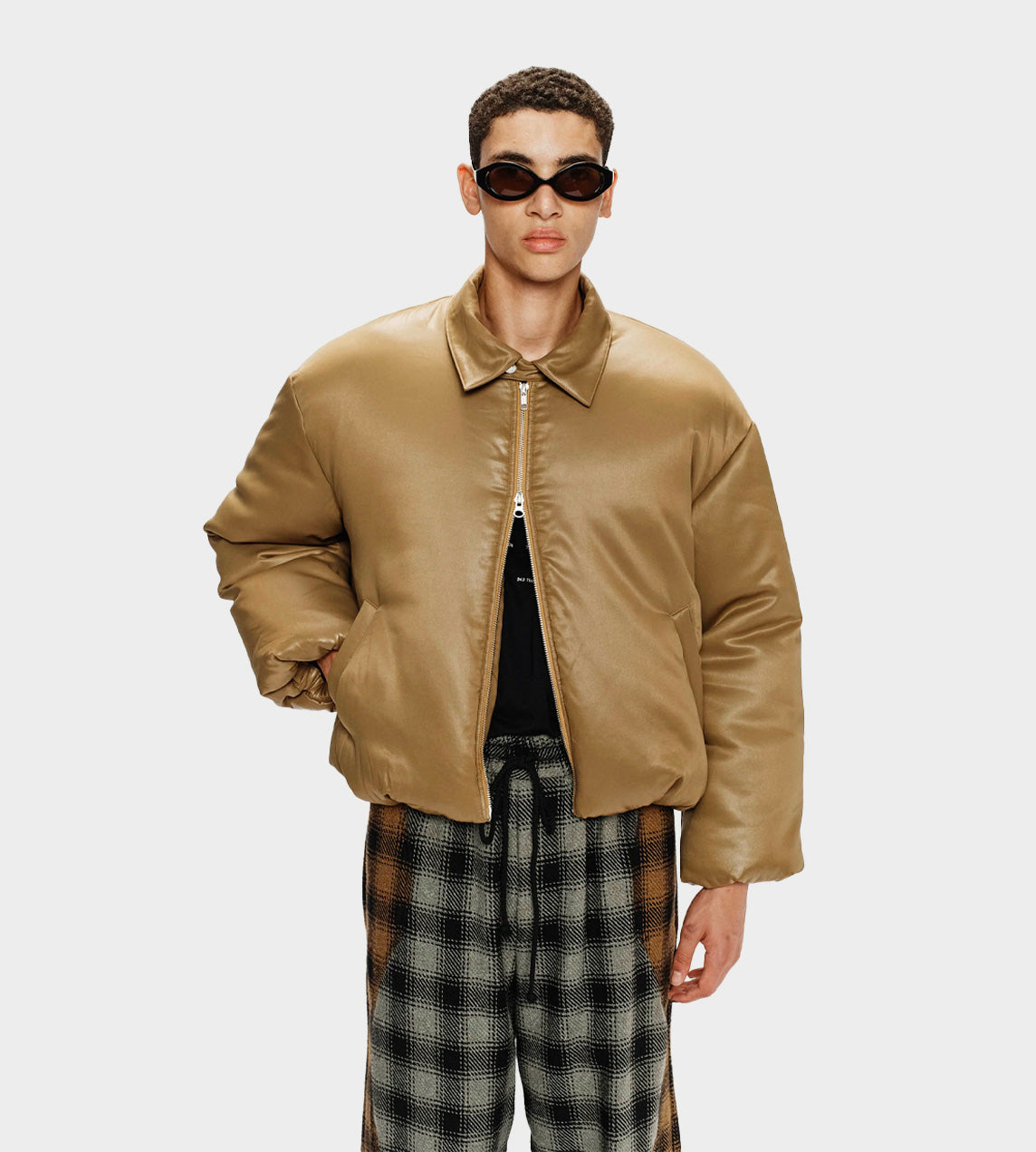 Song For The Mute - Unisex Puffer Jacket Caramel