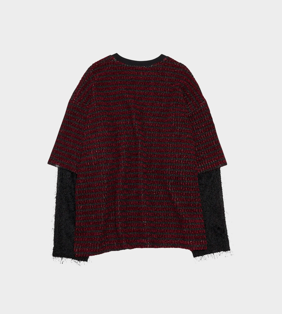 Double Layered Sleeve Pullover