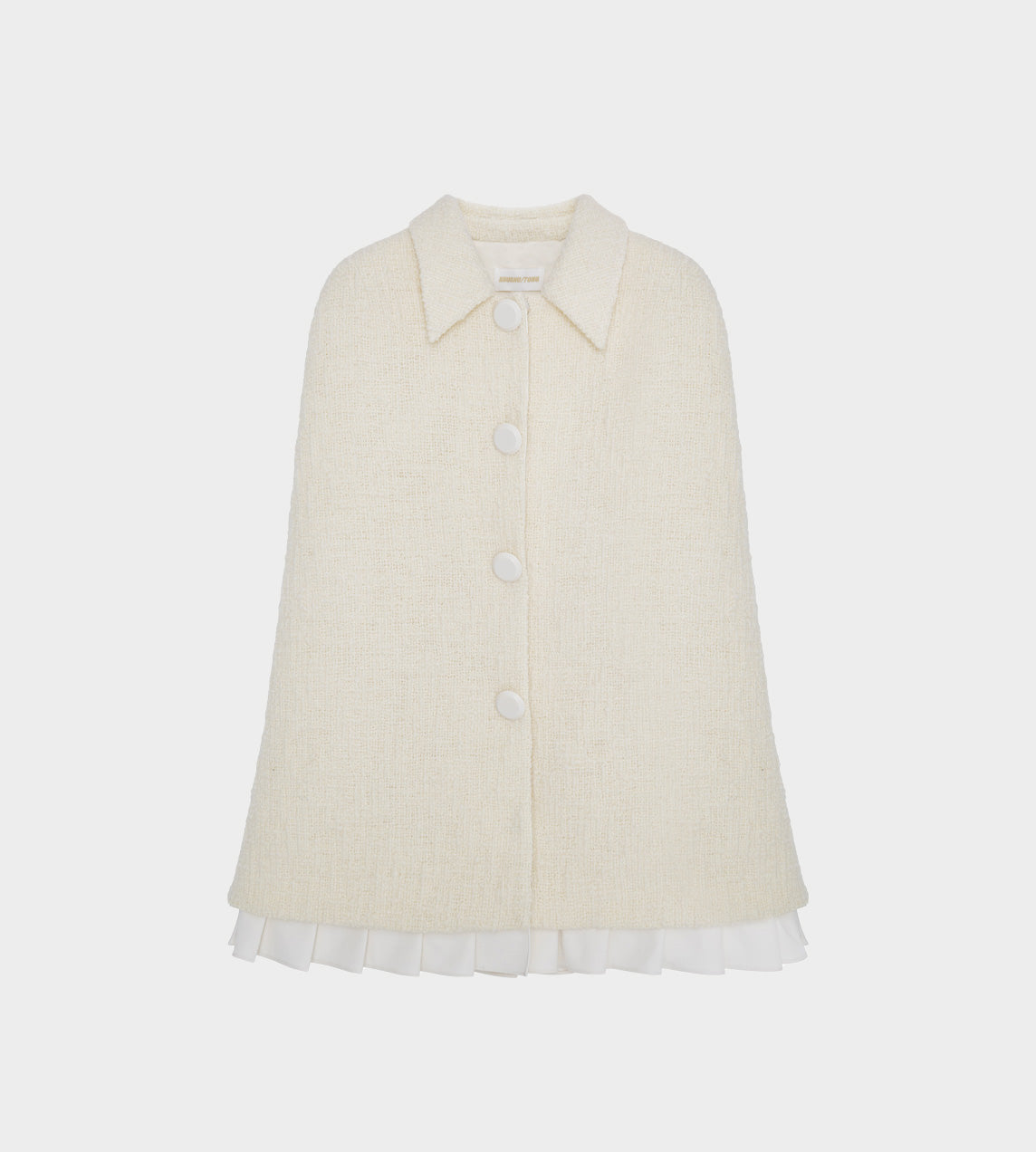ShuShu/Tong - Wool Cape Coat White