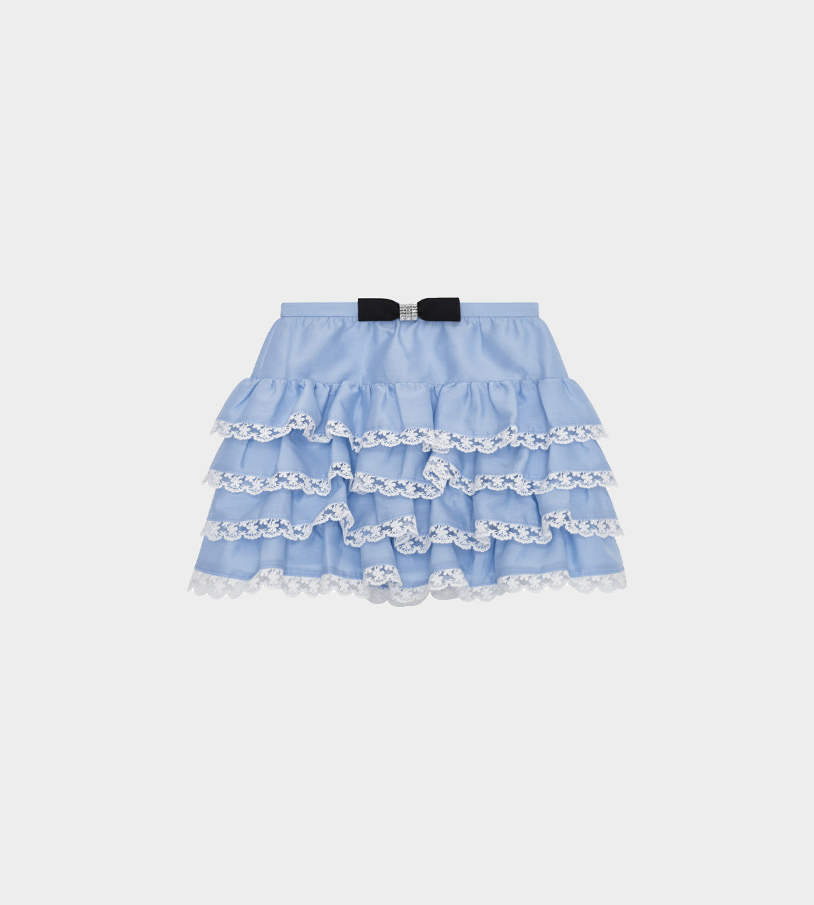 ShuShu/Tong - Multi Layered Ruffle Skirt Blue