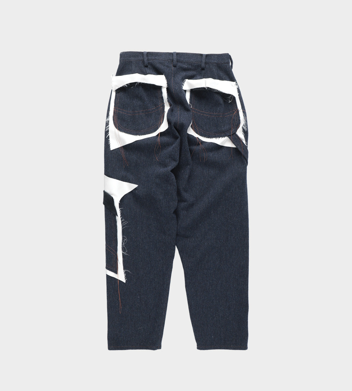 Sulvam - Wool/Denim Painter Pants Navy