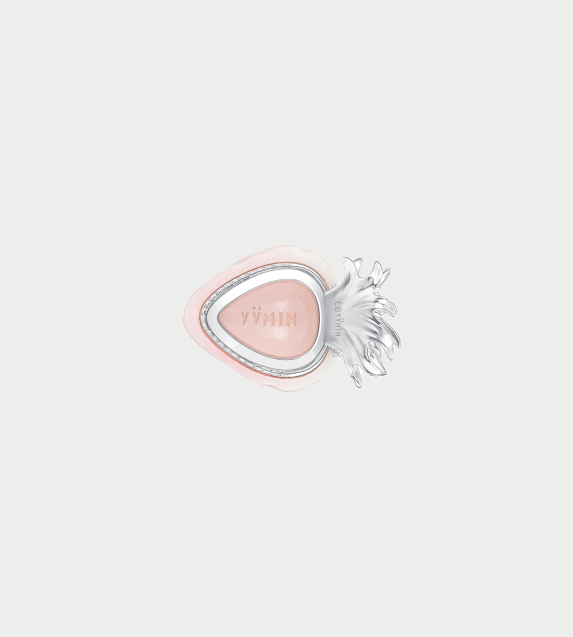 Strawberry Hair Clip Pink