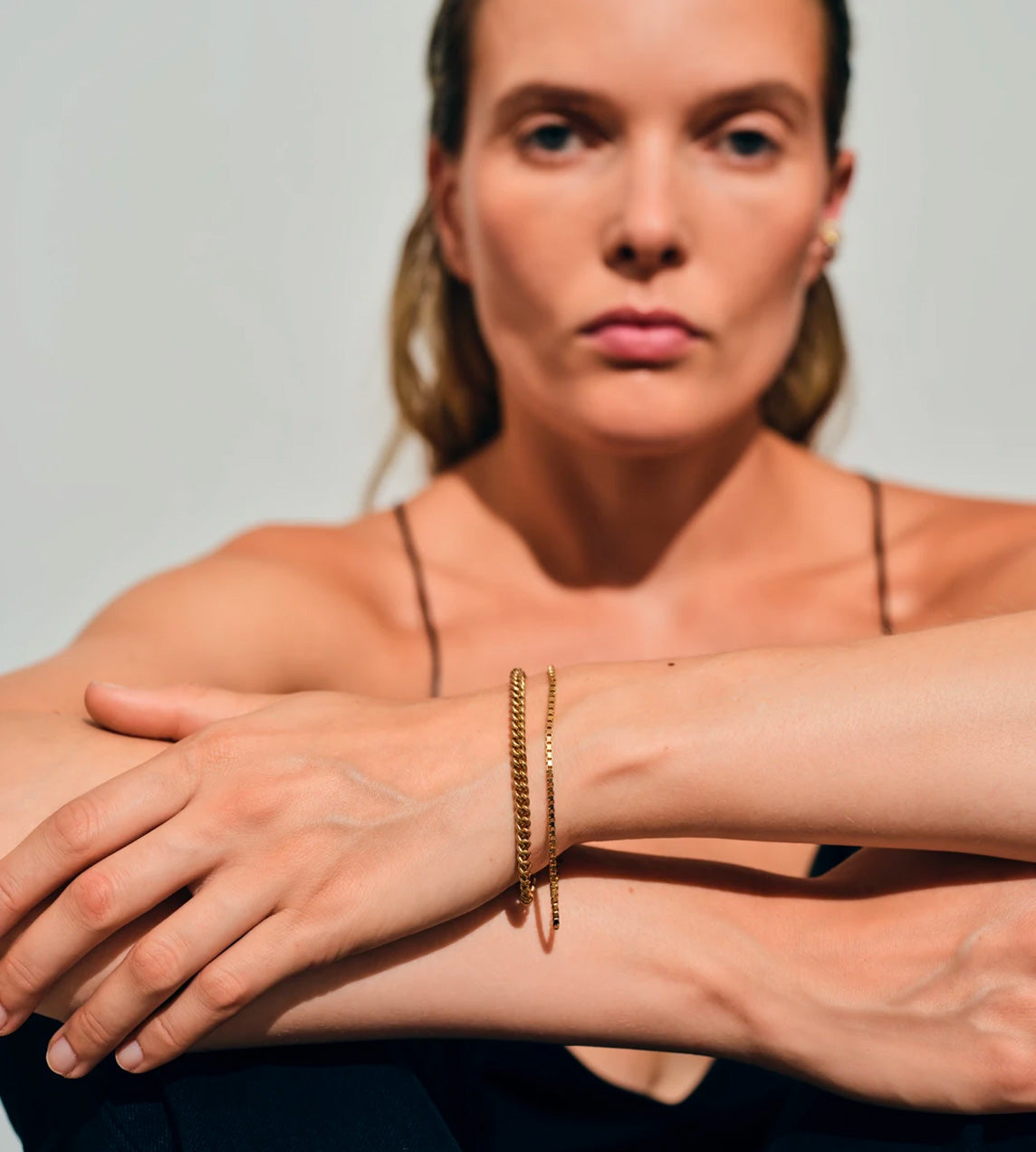 Tom Wood - Square Bracelet Gold 18k Plt.