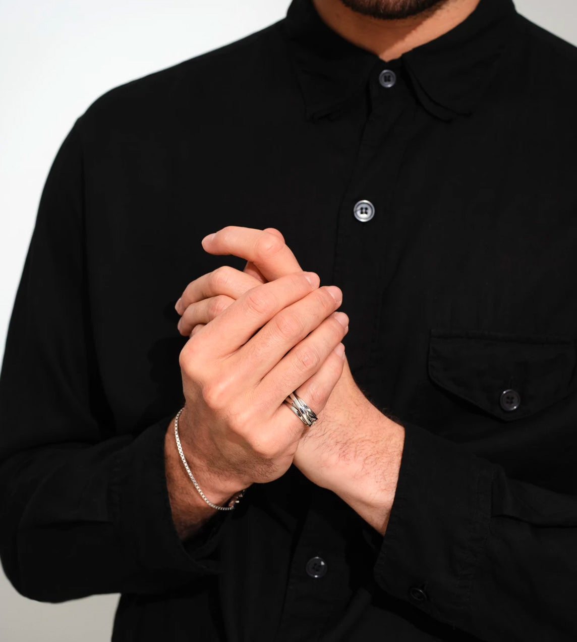 Tom Wood - Square Bracelet Silver