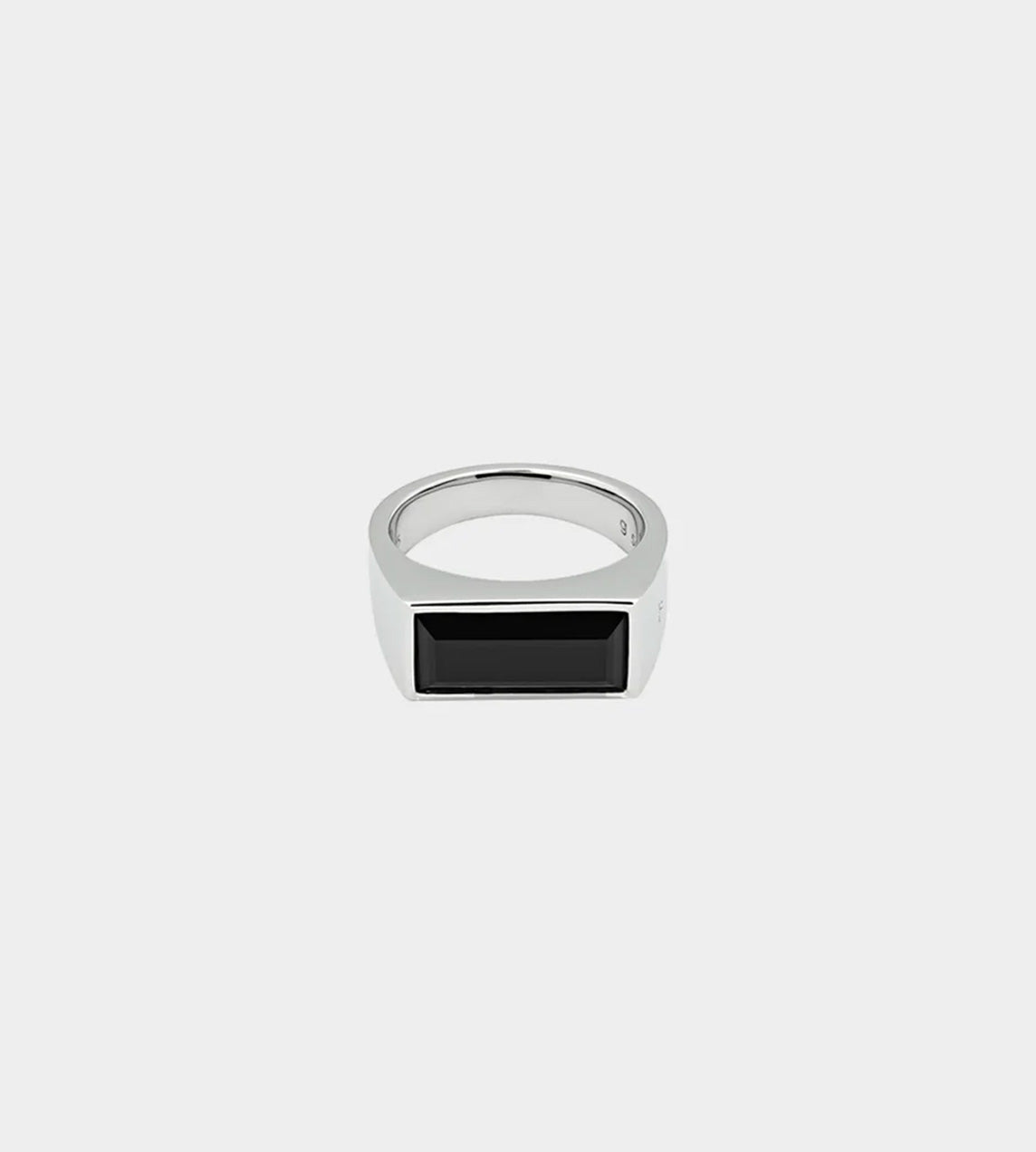 Tom Wood - Peaky Ring - Polished Onyx