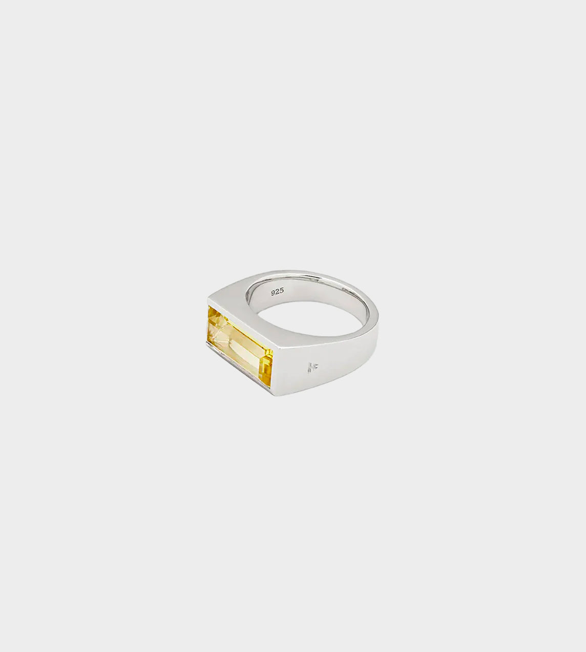 Tom Wood - Peaky Ring Lemon Quartz