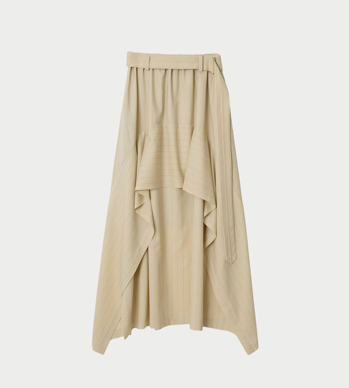 UJOH - Trimming Gathered Skirt Sand