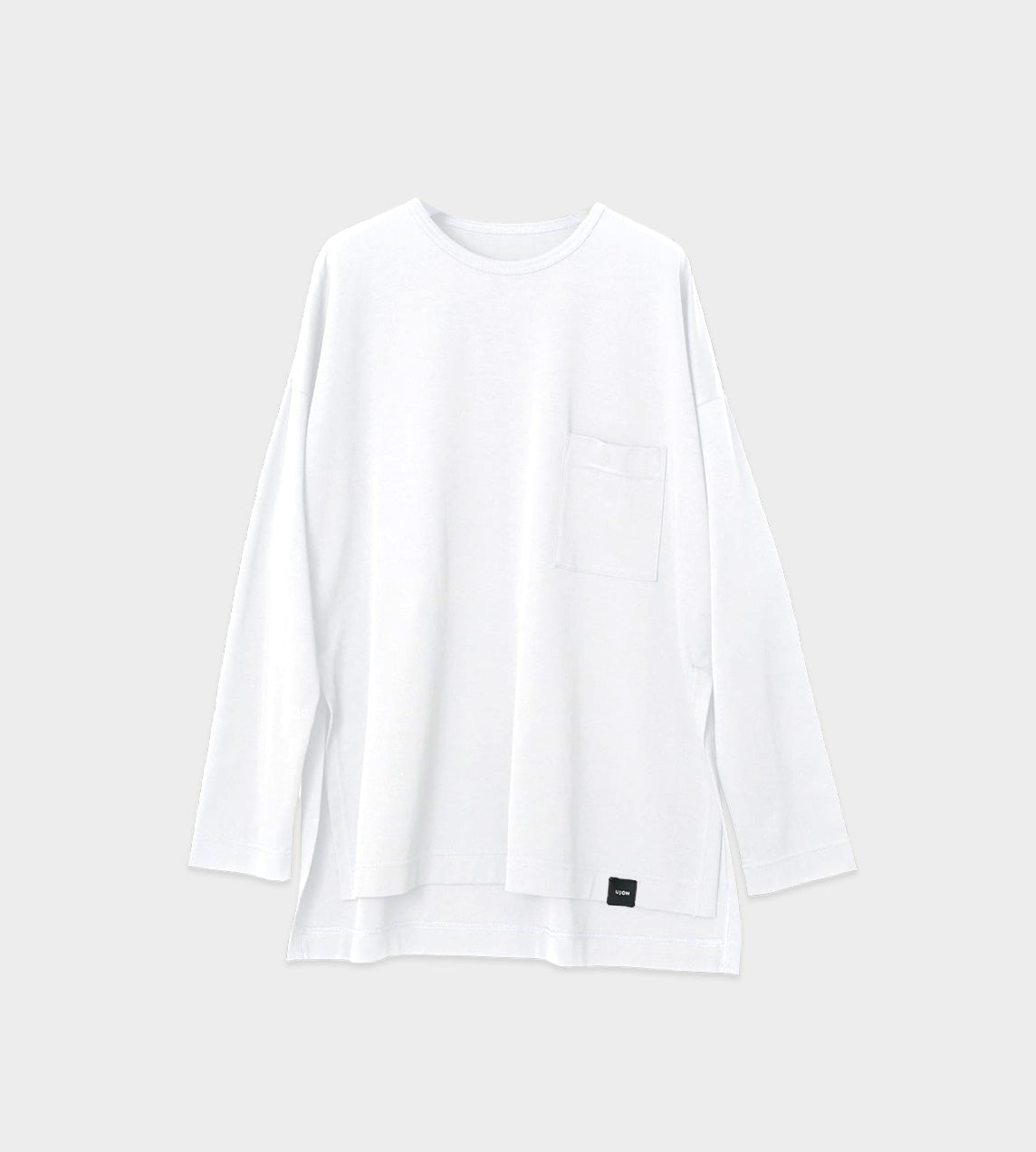 UJOH - Crewneck L/S Tee White