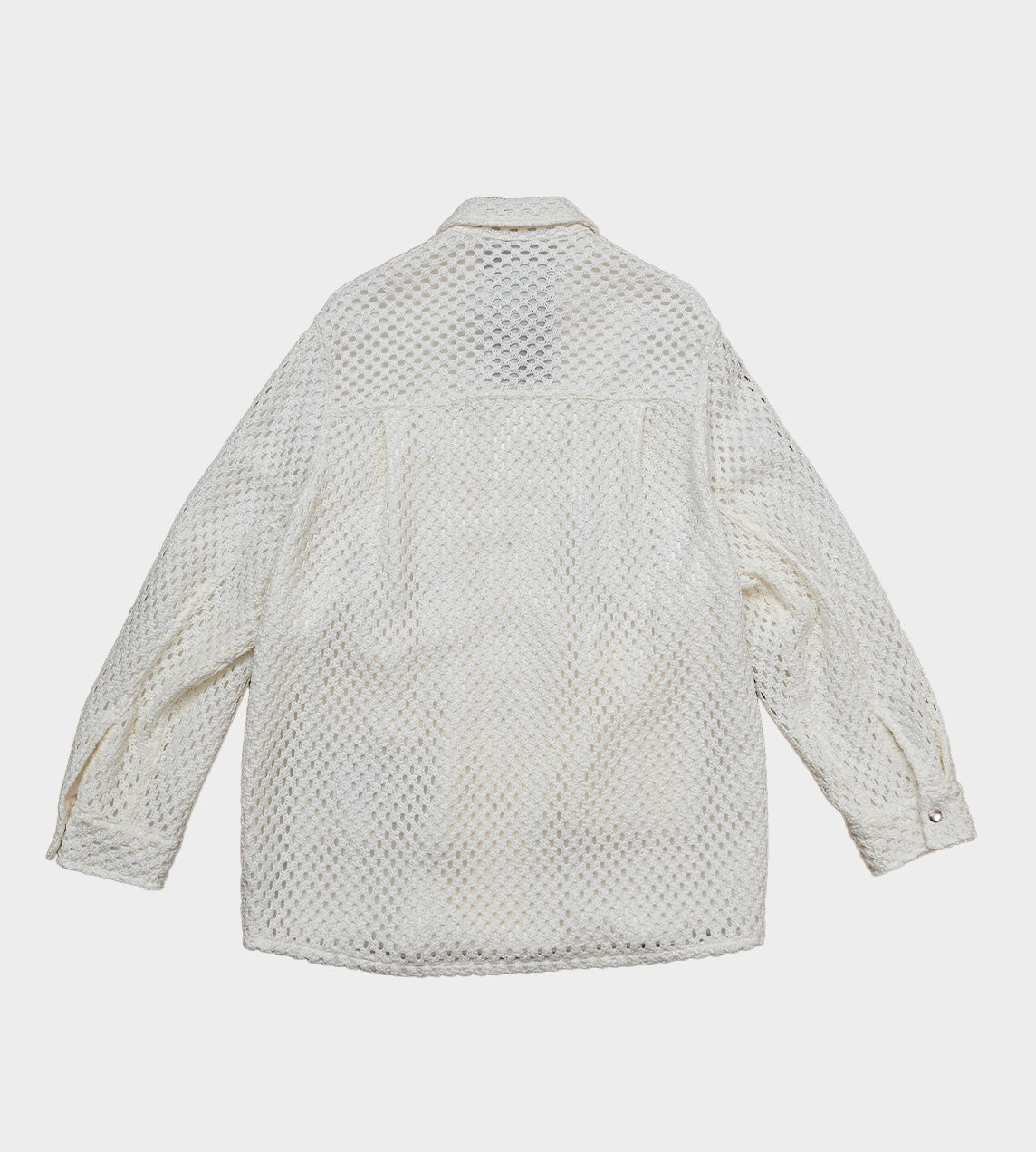 Song For The Mute - Basketweave Painters Jacket White