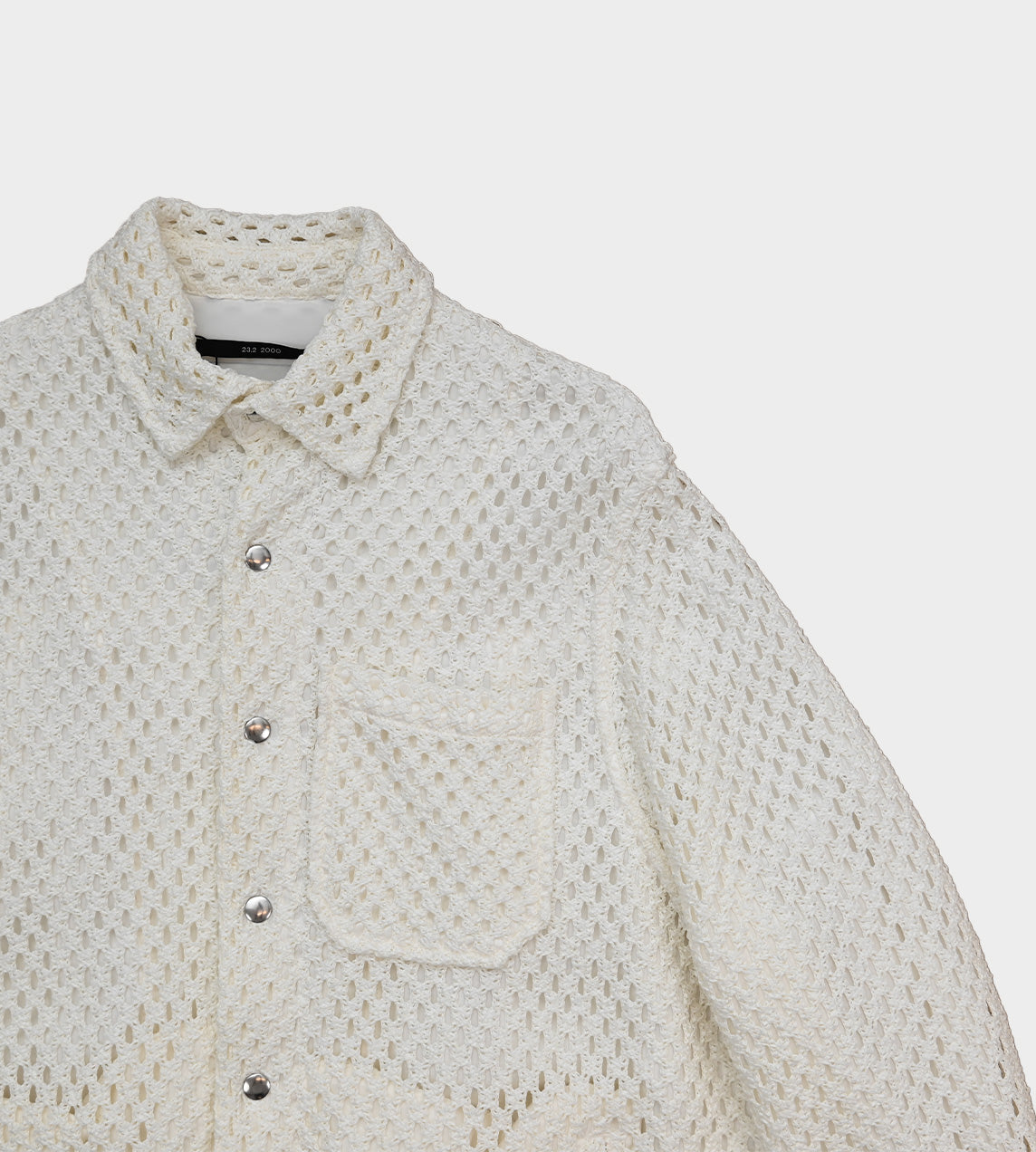 Song For The Mute - Basketweave Painters Jacket White