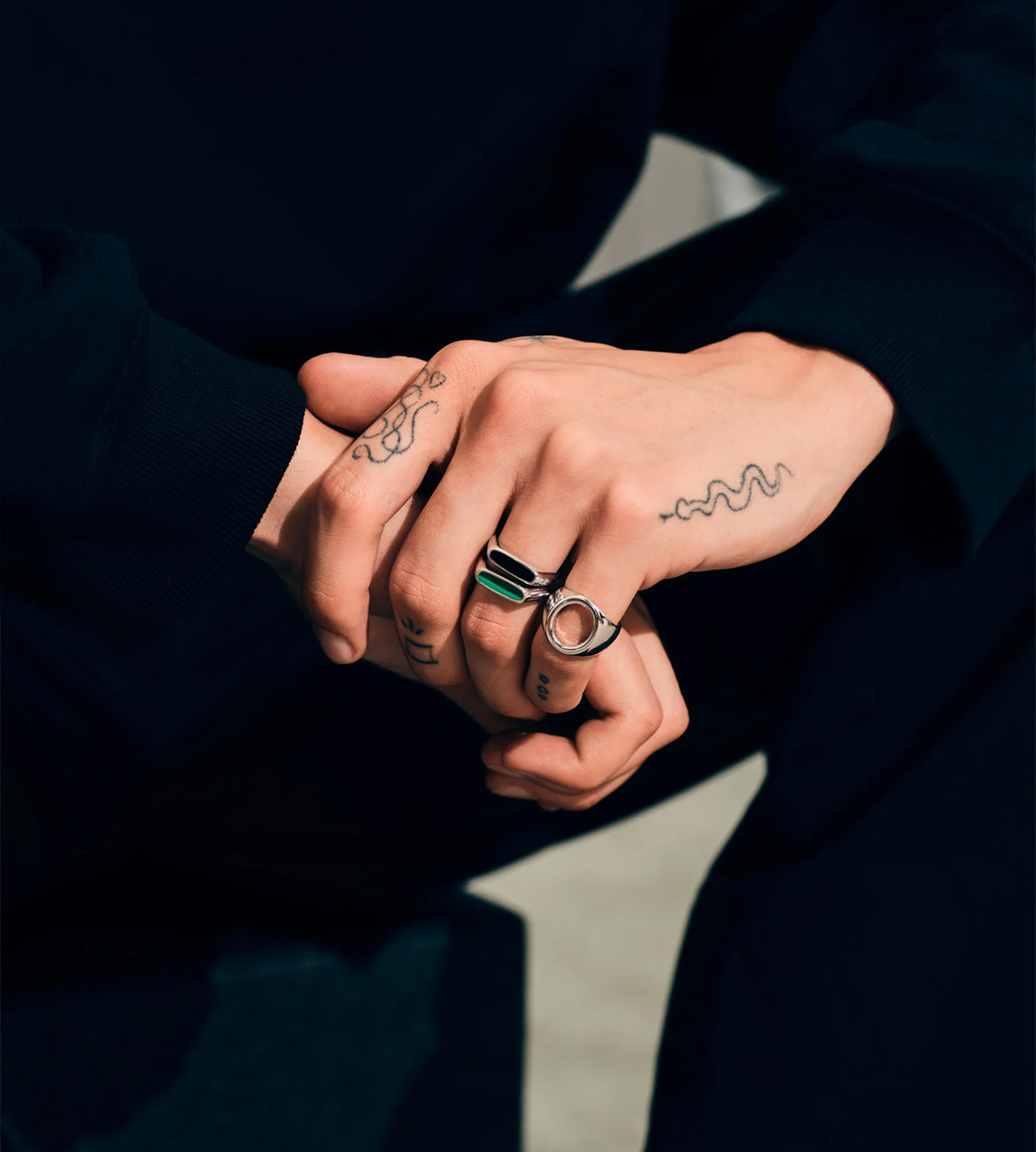 Mario Ring Onyx