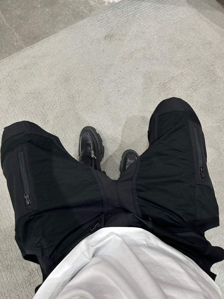 White Mountaineering - Vest Short Pants Black