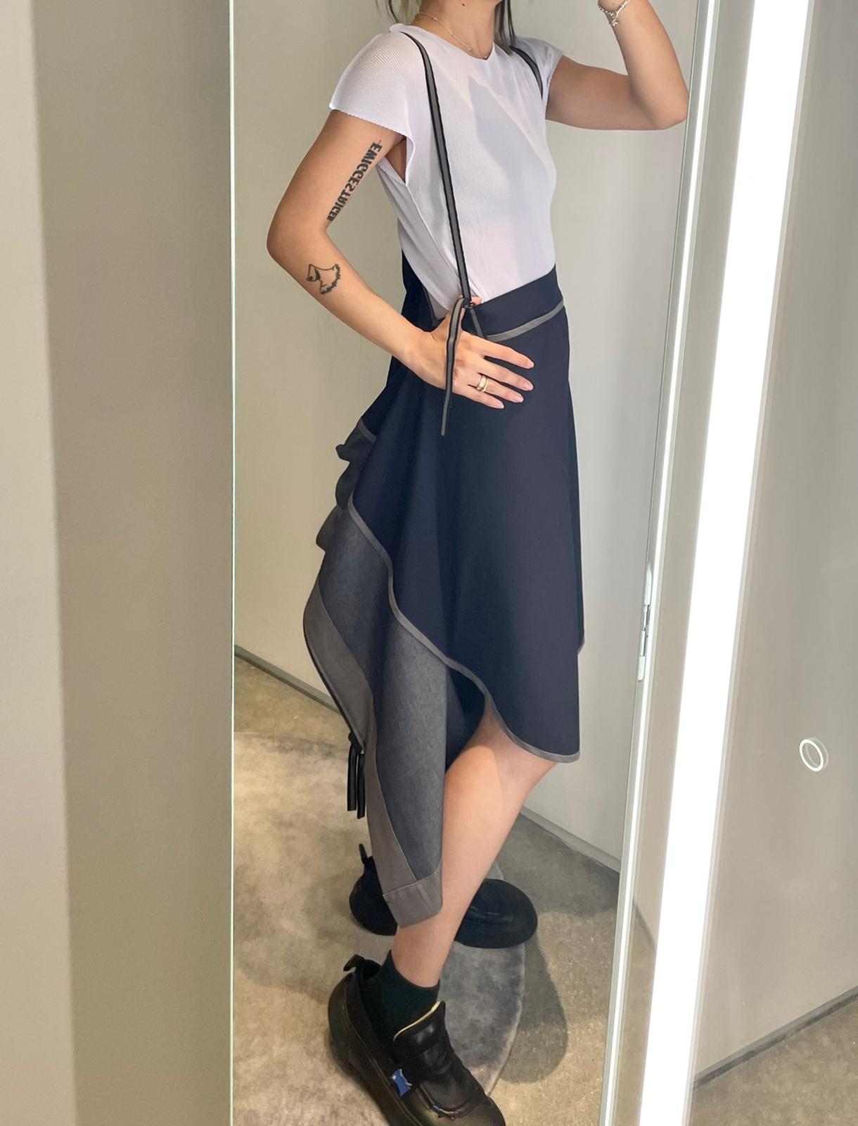 Issey Miyake 132 5. - Unfold Cocoon Jumpsuit Dark Grey