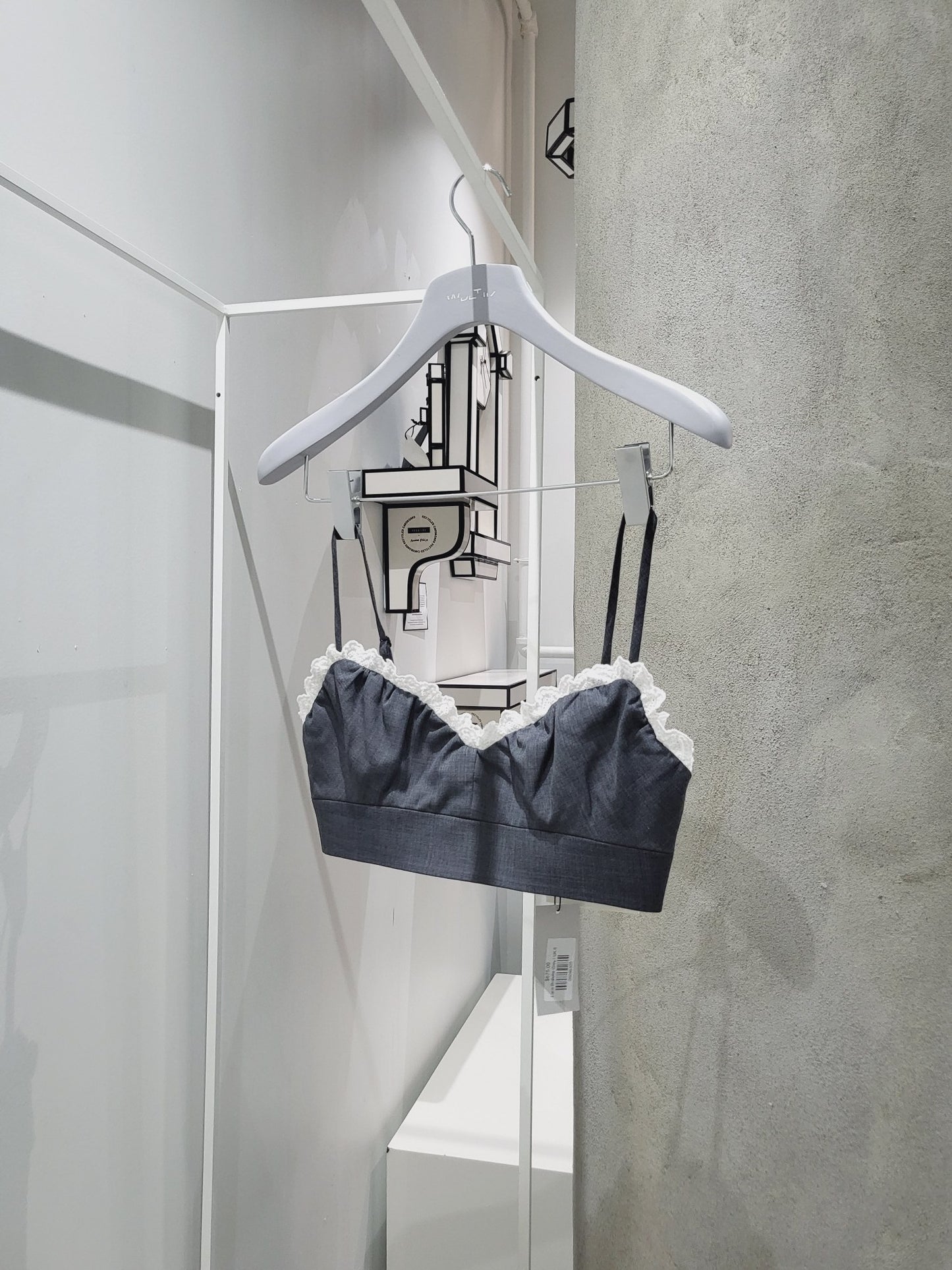 ShuShu/Tong - Lace Bralette Grey