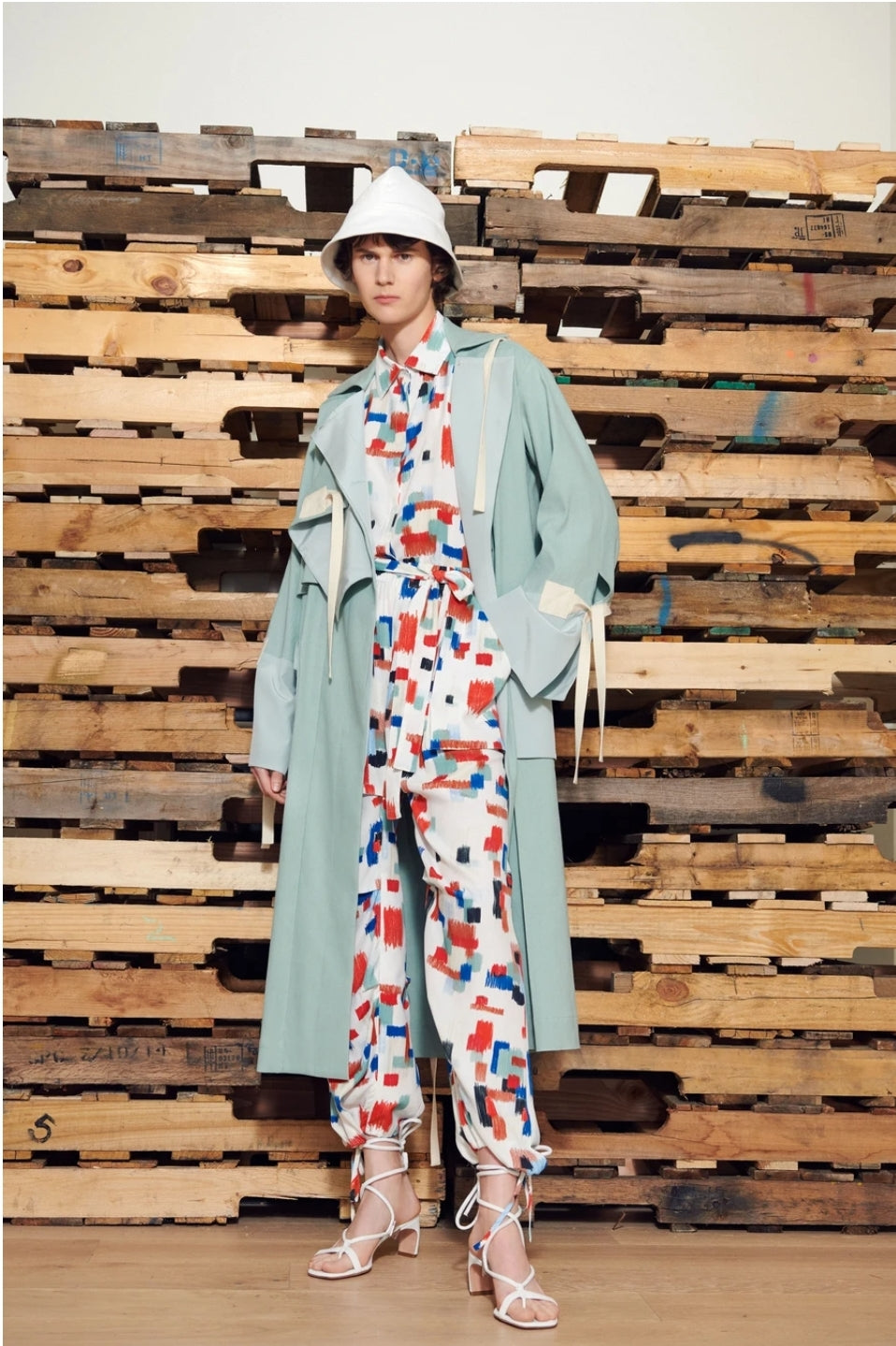 Rosetta Getty - Patch Trench Coat