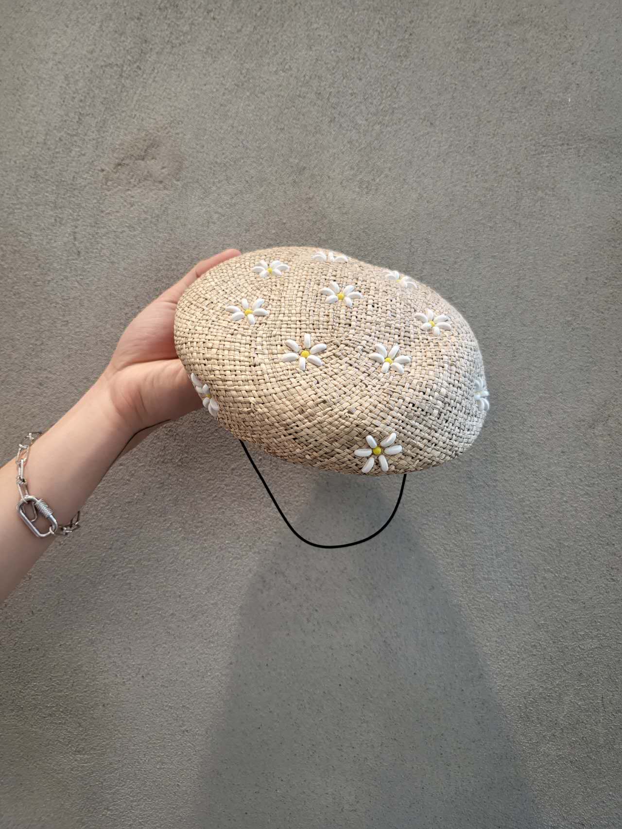 Maison Michel - Mini Bonnie Hat with Daisy