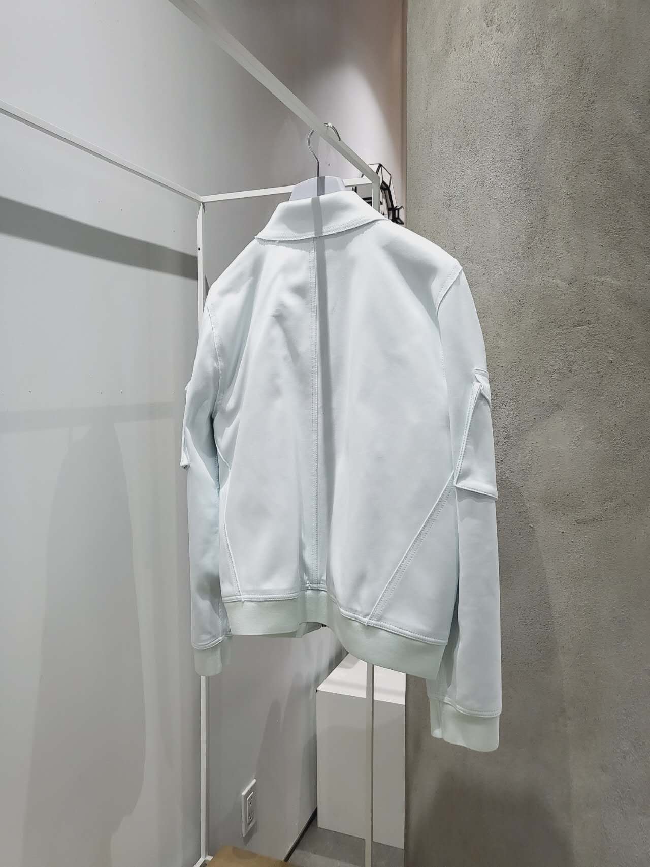 Dion Lee - Bias Cotton Bomber Clear Blue