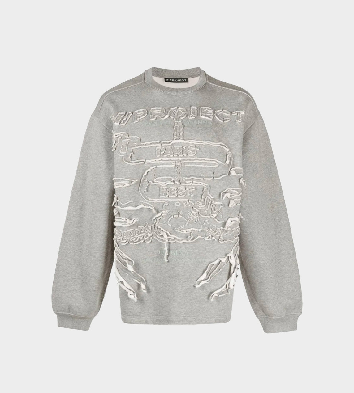 Y/Project - Paris' Best Patch Sweatshirt Grey