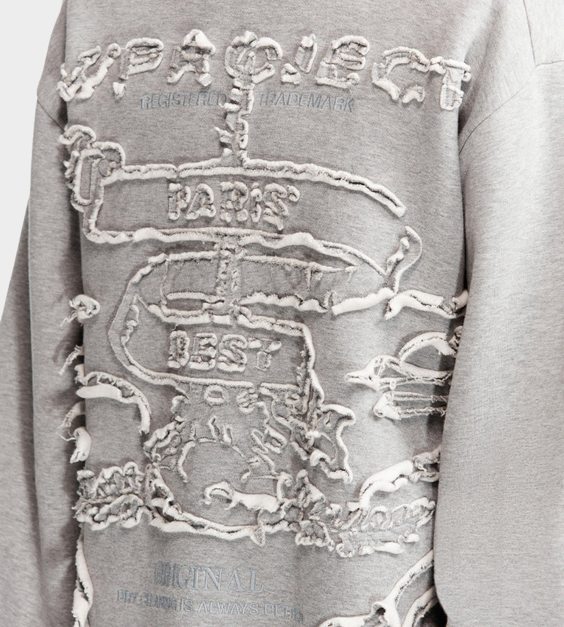 Y/Project - Paris' Best Patch Sweatshirt Grey