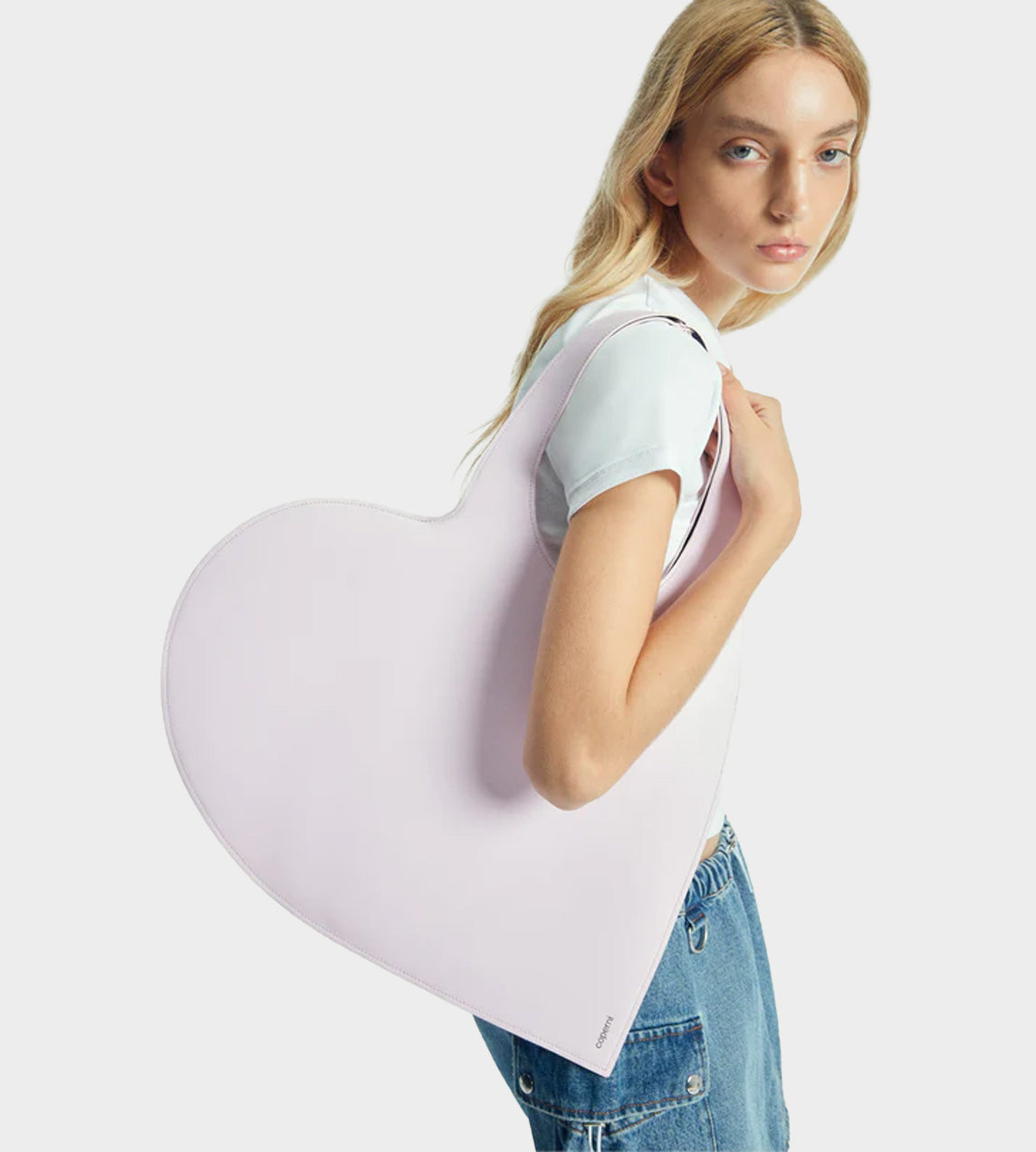 Coperni - Heart Tote Bag Light Pink
