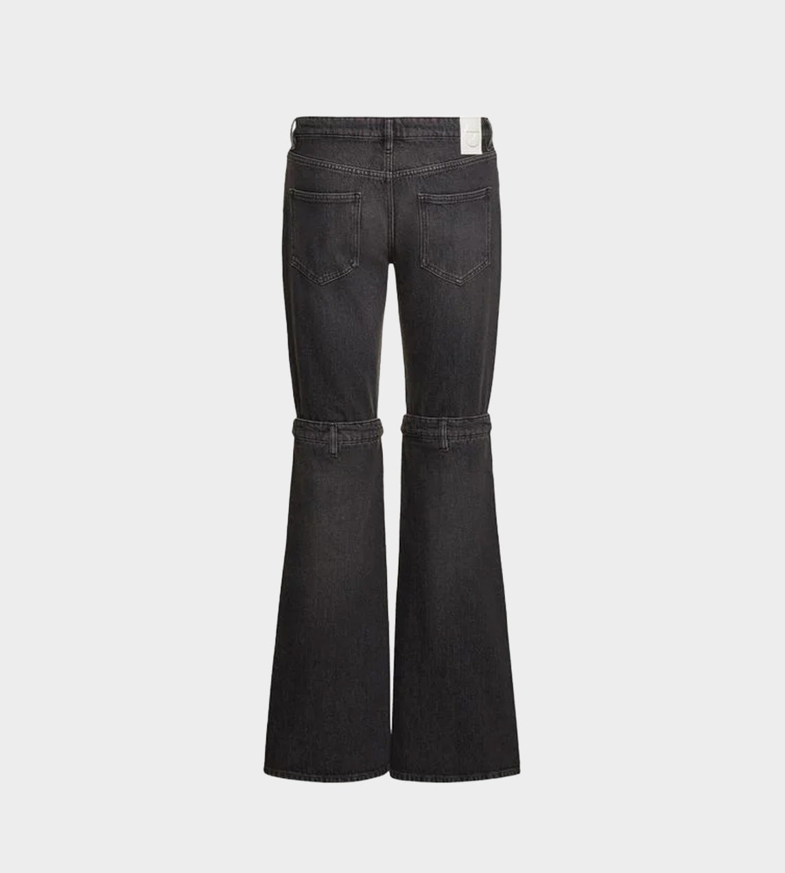 Coperni - Open Knee Jeans Washed Black