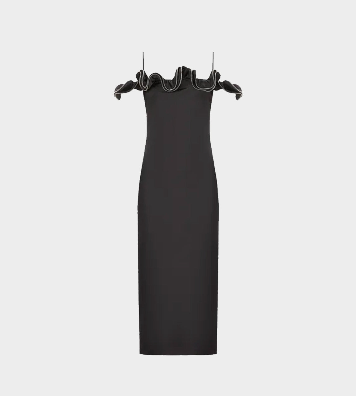 COPERNI - Zip Ruffle Dress Black