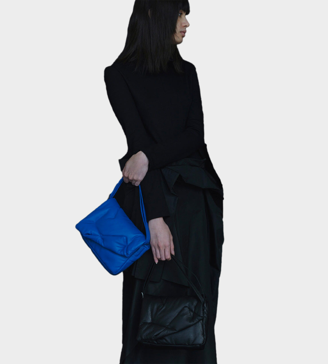 Discord by Yohji Yamamoto - Small Quilted Crossbody Bag Black