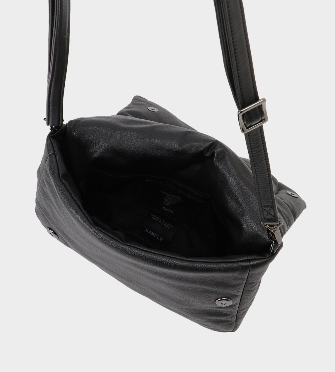 Discord by Yohji Yamamoto - Small Quilted Crossbody Bag Black