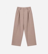 UJOH - Wide 2 Tuck Pants Rose Greige