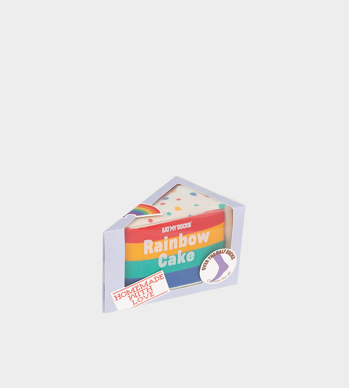 Eat My Socks - Rainbow Cake Socks - 1 Pair
