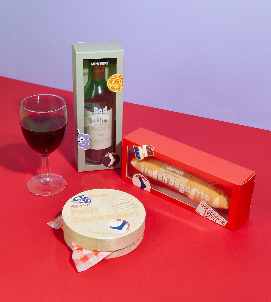 EAT MY SOCKS - French Baguette Socks - 1 Pair