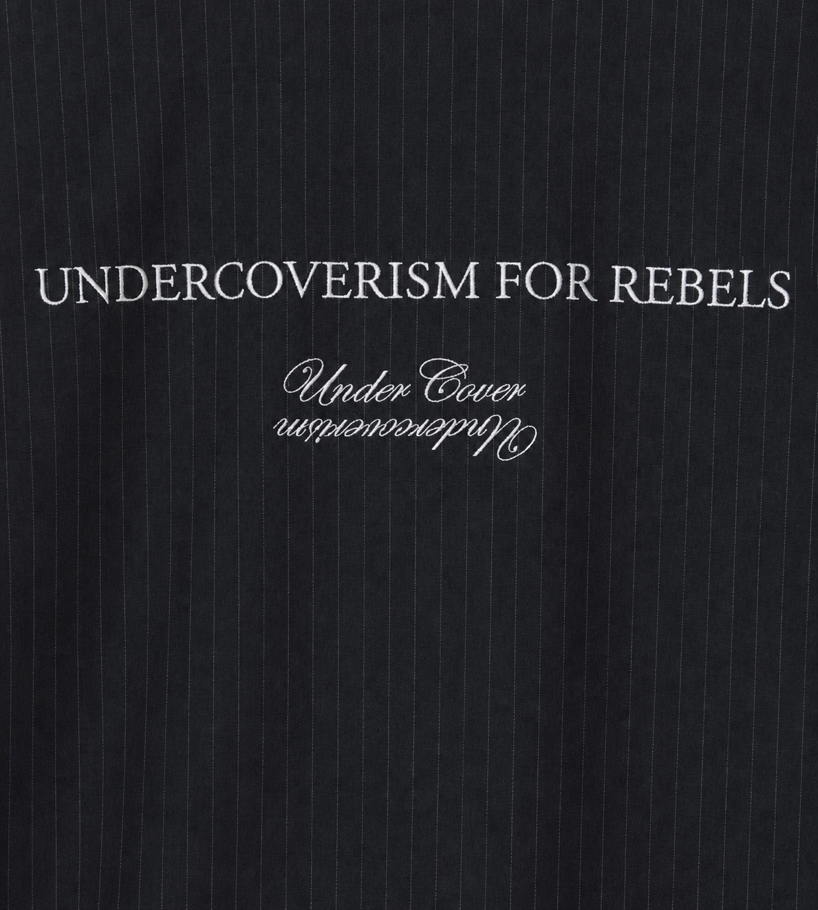 Pinstripe Blouson Navy