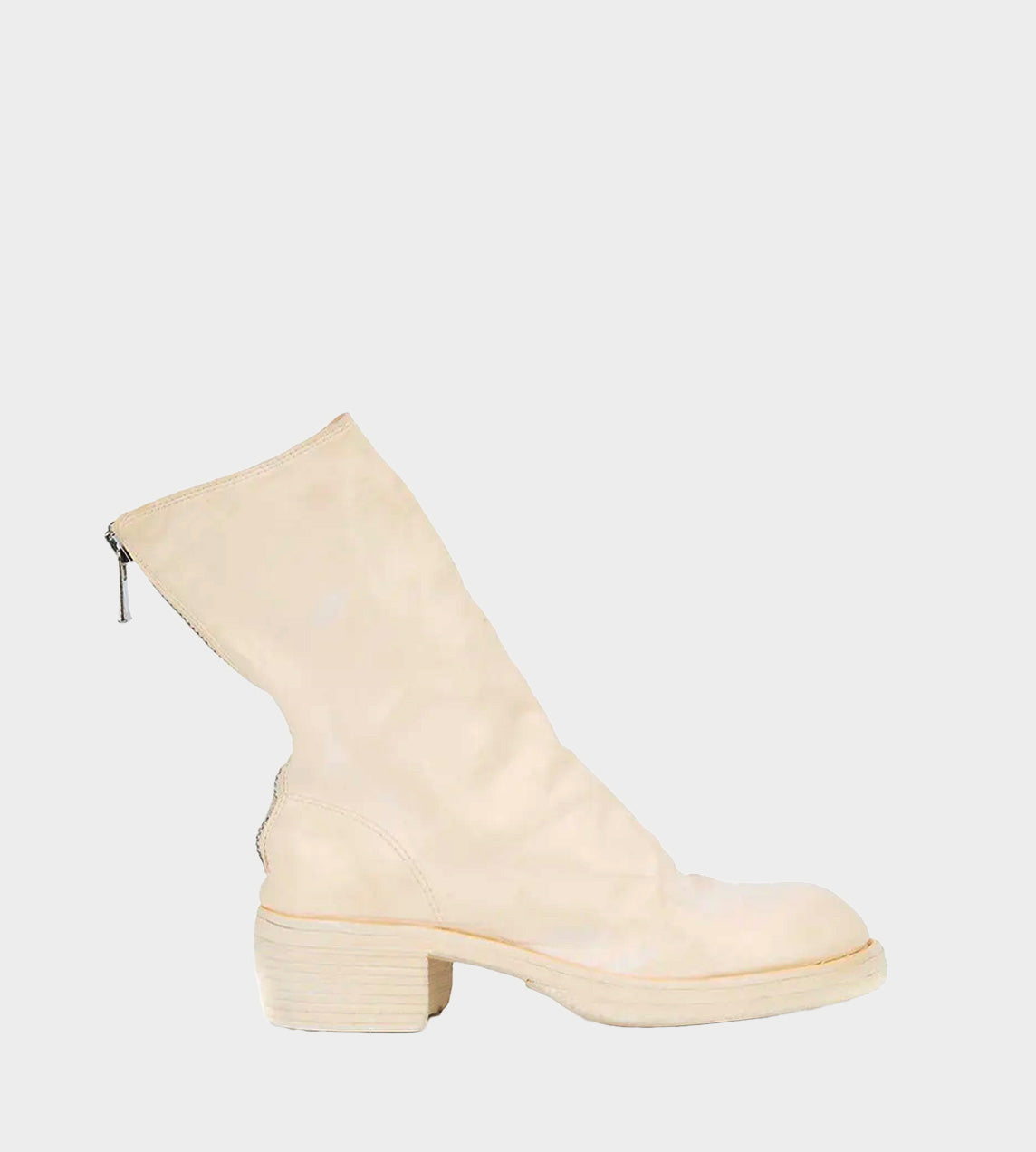 Guidi - 788Z Back Zip Mid Boots White