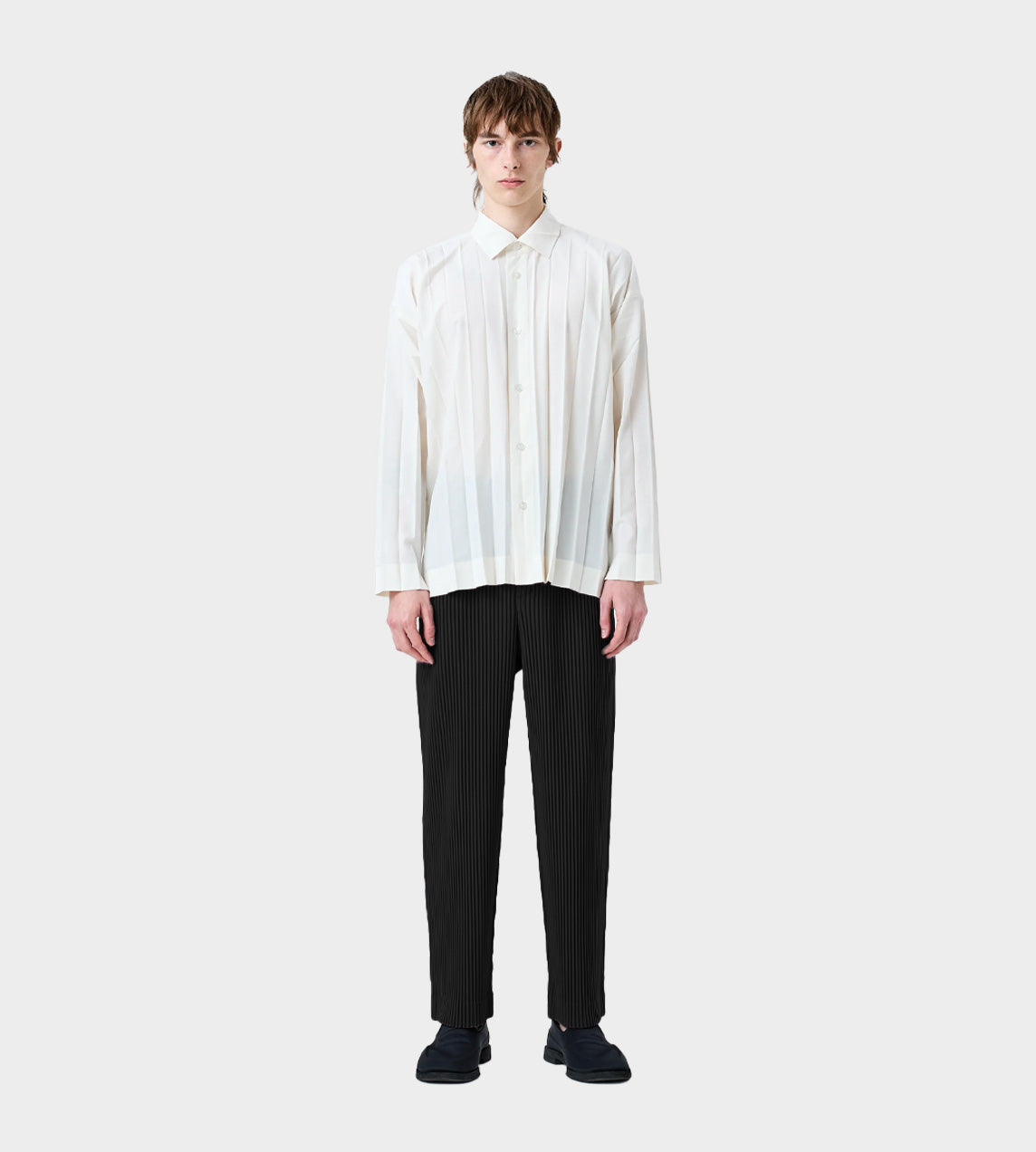 Homme Plisse Issey Miyake - January Pleats Slim Pleated Pant Black