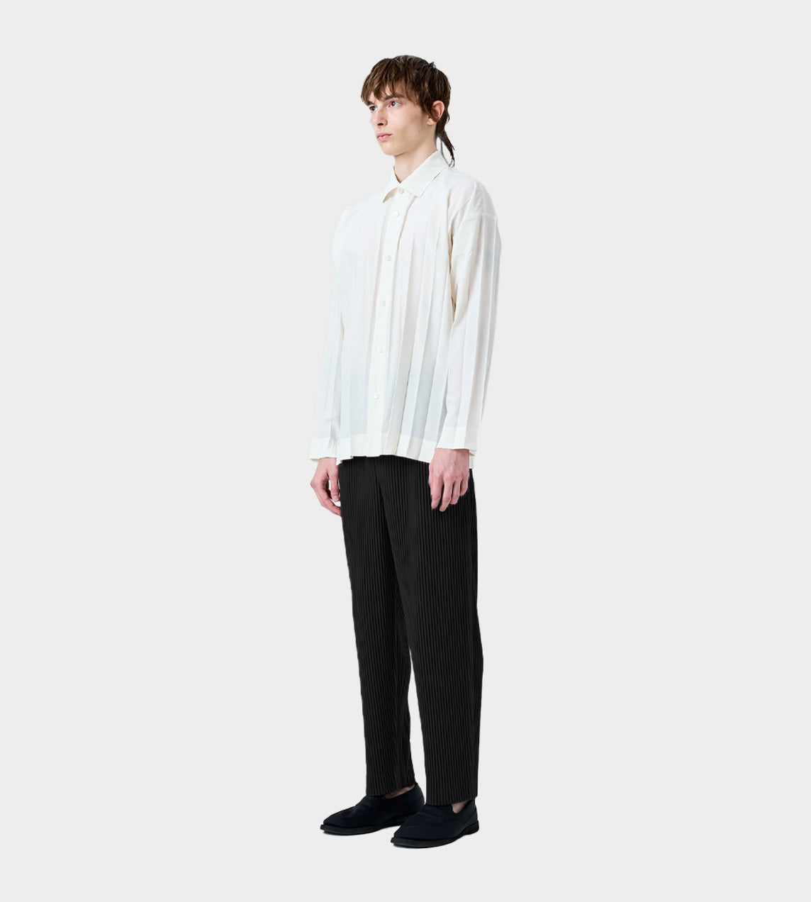 Homme Plisse Issey Miyake - January Pleats Slim Pleated Pant Black