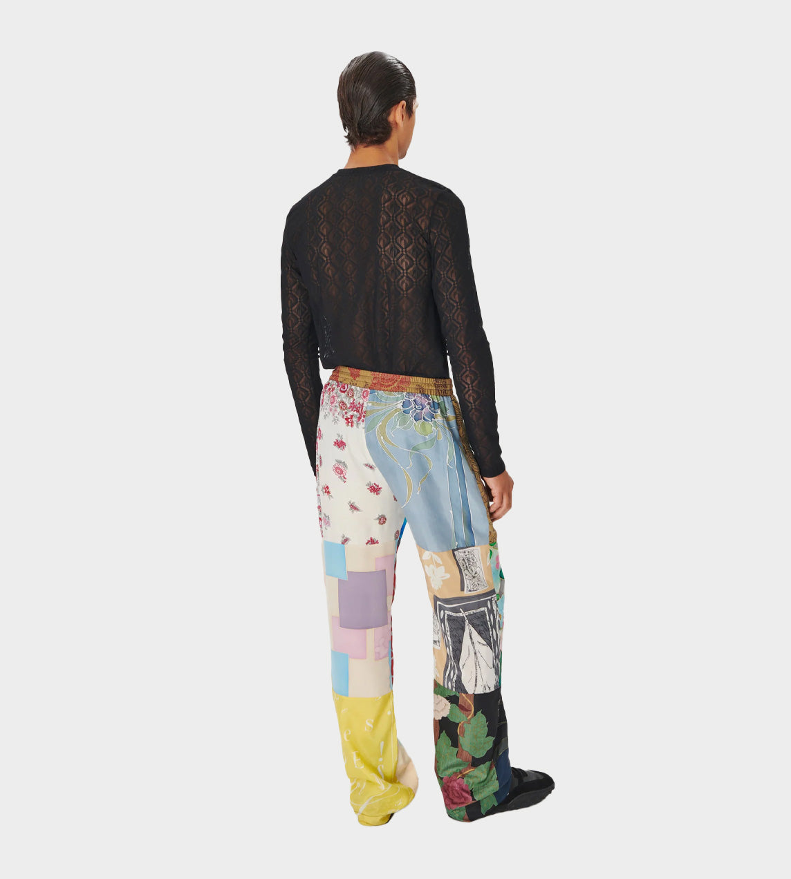 Marine Serre - REGEN Silk Scarves Fluid Pants