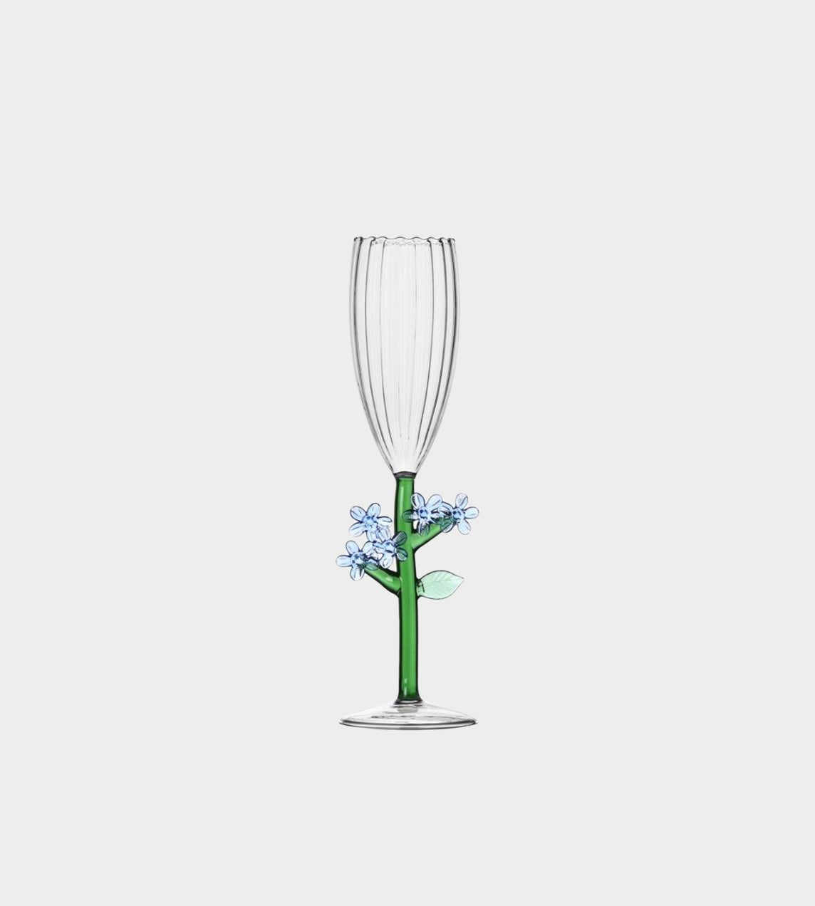 Botanica Optical Flute Blue Flower