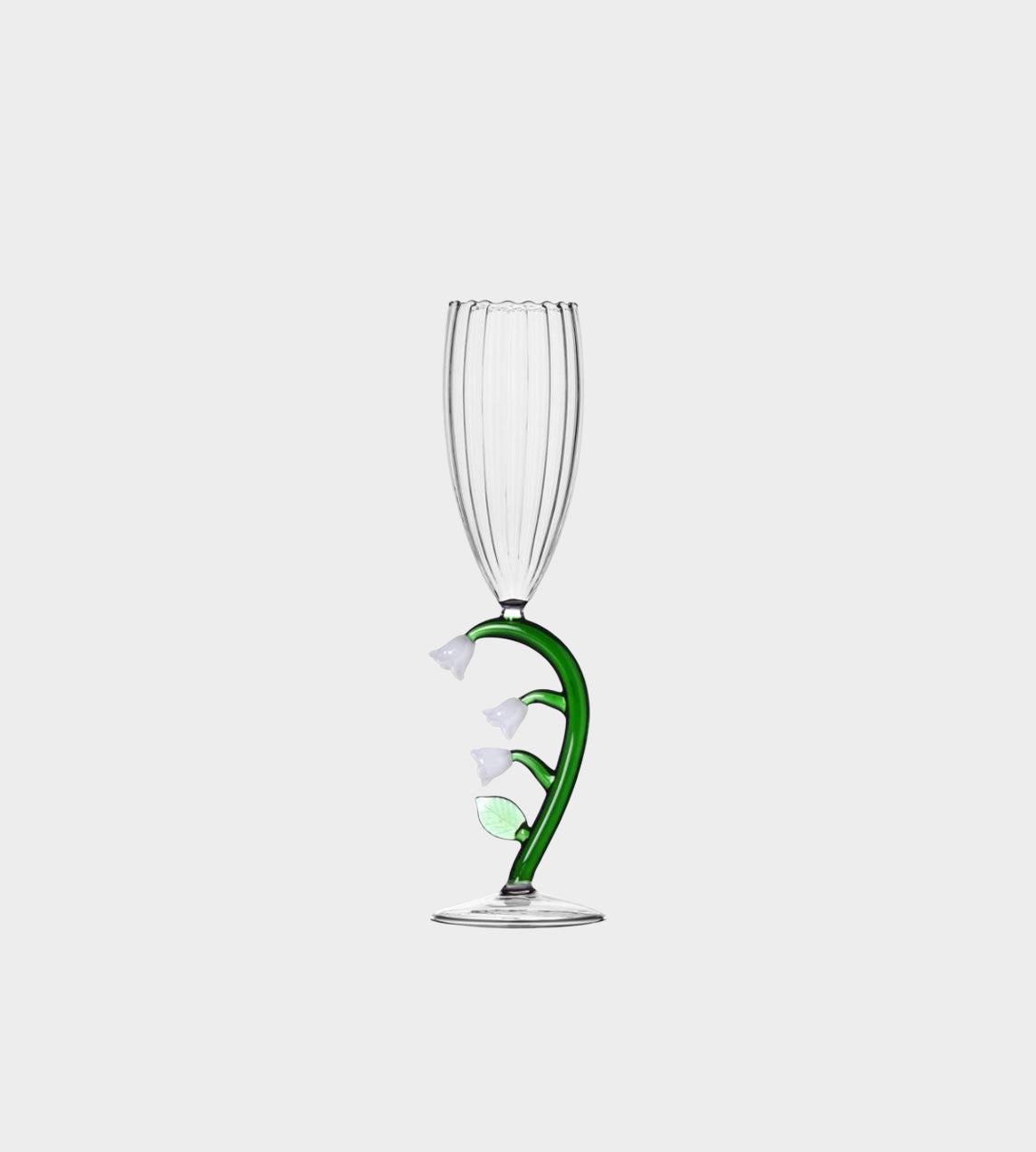 Botanica Optical Flute White Flower