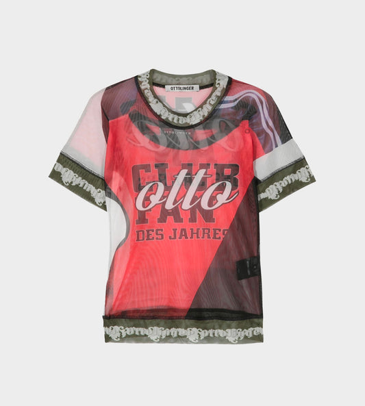 OTTOLINGER - Soccer Print Mesh T-Shirt
