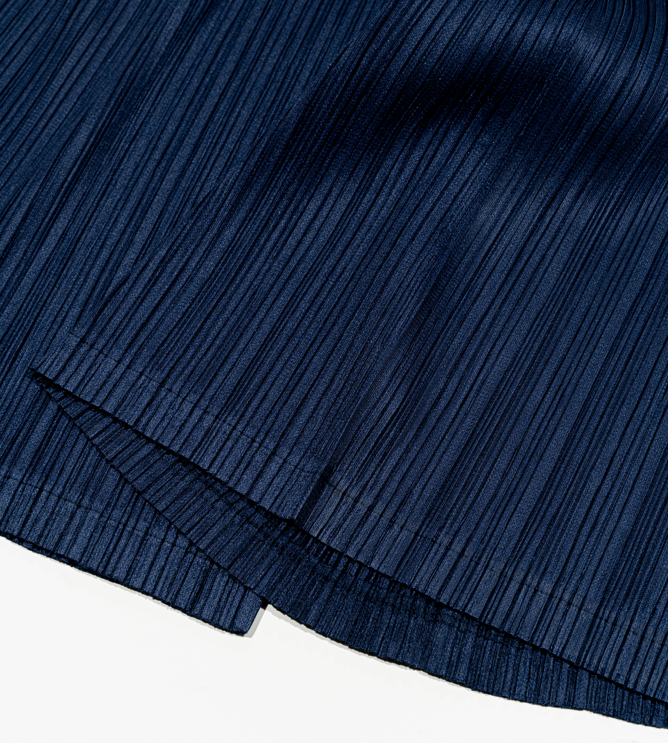 PLEATS PLEASE ISSEY MIYAKE - Monthly Color Cropped Wide Leg pants Blue