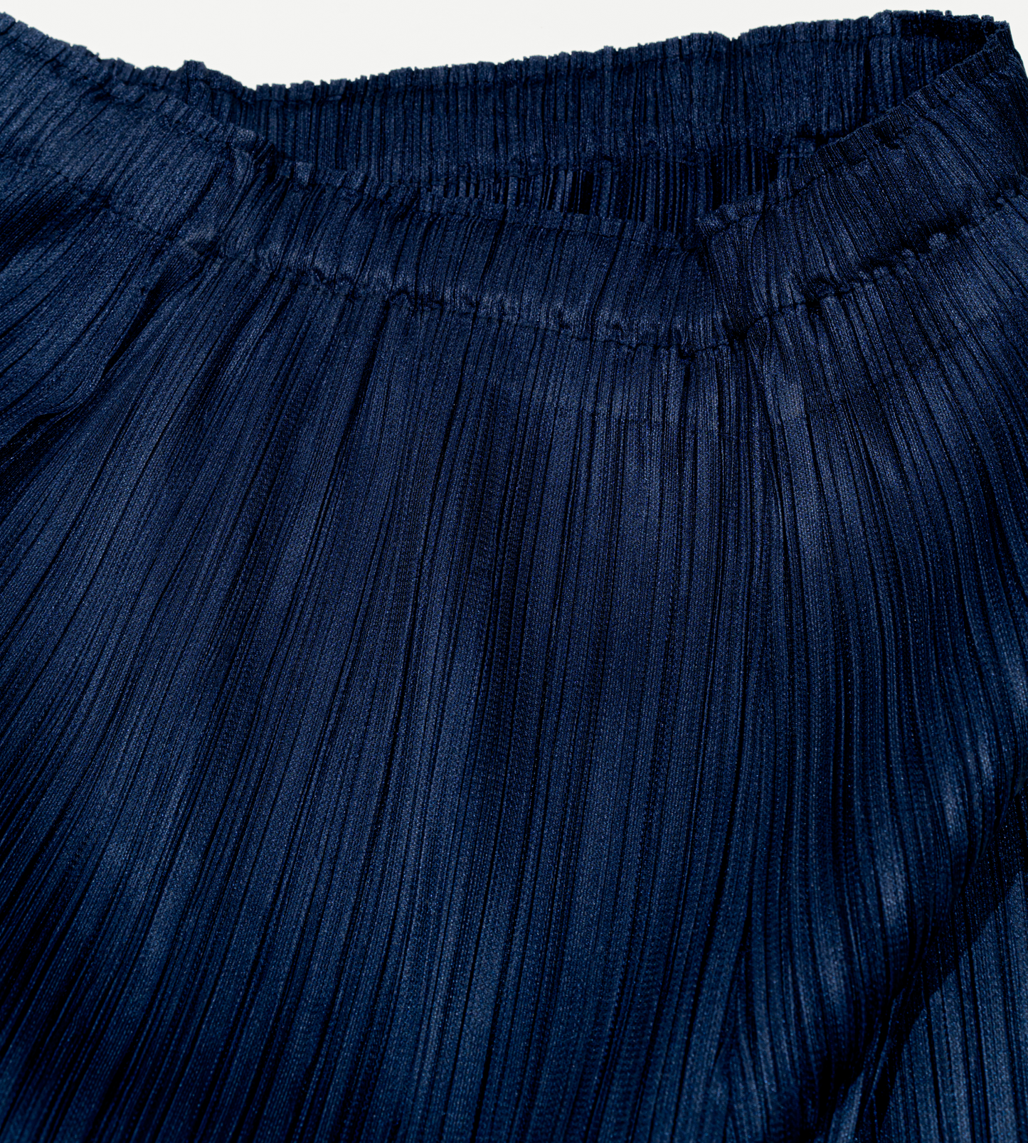 PLEATS PLEASE ISSEY MIYAKE - Monthly Color Cropped Wide Leg pants Blue