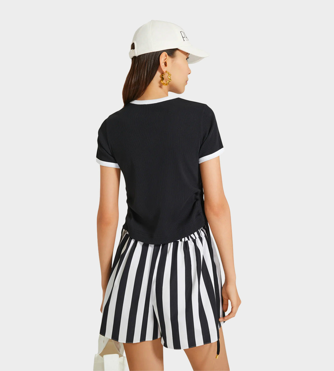 Patou - Side Loop Rib T-Shirt Black