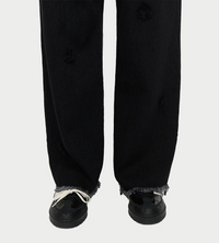 SONG FOR THE MUTE - "Daisy" Boyfriend Jeans Blk
