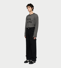 SONG FOR THE MUTE - "Daisy" Boyfriend Jeans Blk