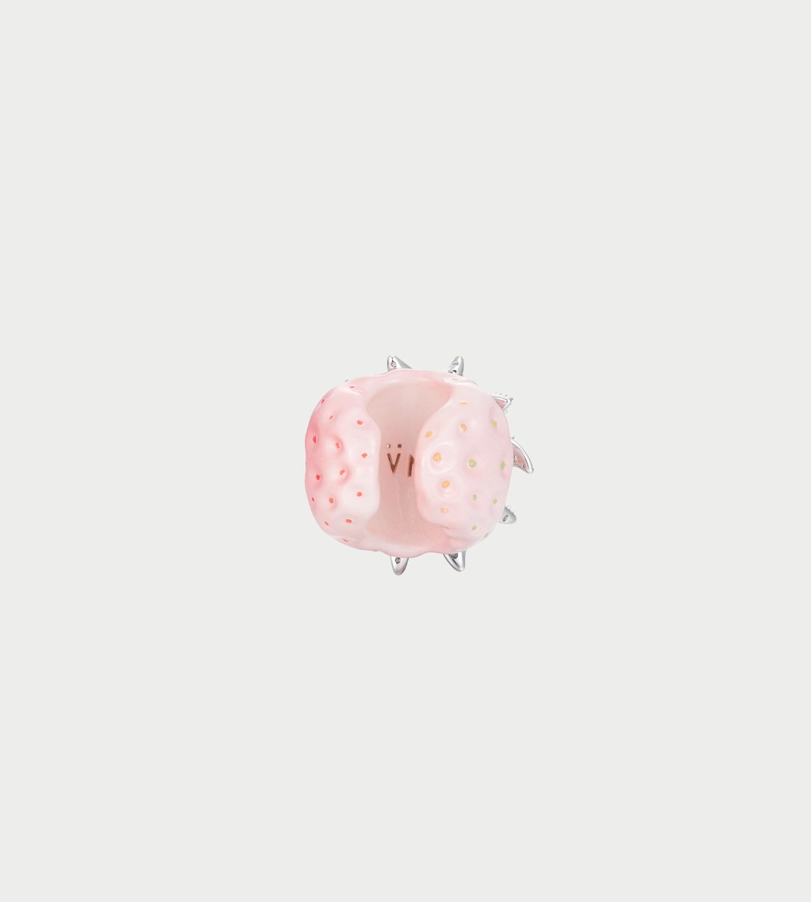 Strawberry Ear Cuff Pink